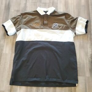 Vintage Eight 732 Polo Shirt Mens 4XL Young Yeezy Y2K Hip Hop Rap Street Wear